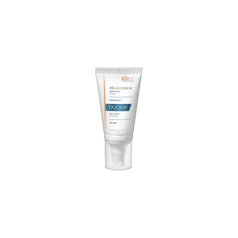 Ducray Melascreen Crema Ricca Spf50+ Solare Corpo Viso - 40 Ml