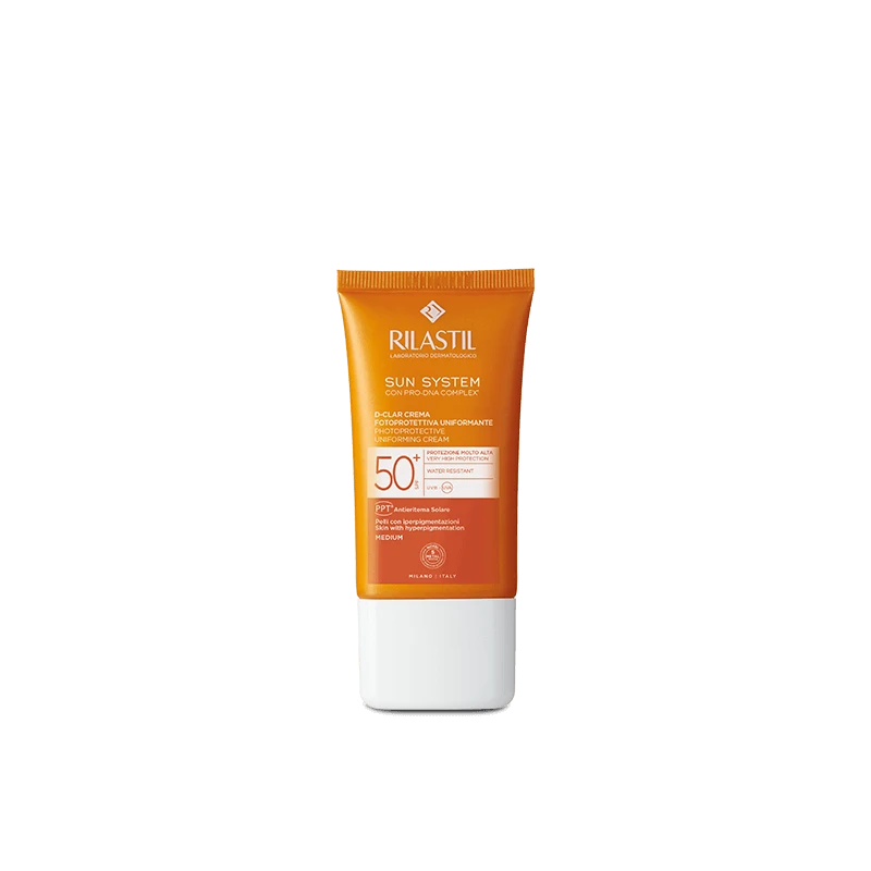 Rilastil D-CLAR Crema Viso SPF50+ MEDIUM